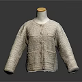 Cozy Light Beige Knitted Cardigan with Front Pockets and Button Closure for Casual Wear