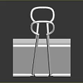 Silver Metal Paperclip As Practical Daily Office Supplies With Smooth Surface Design