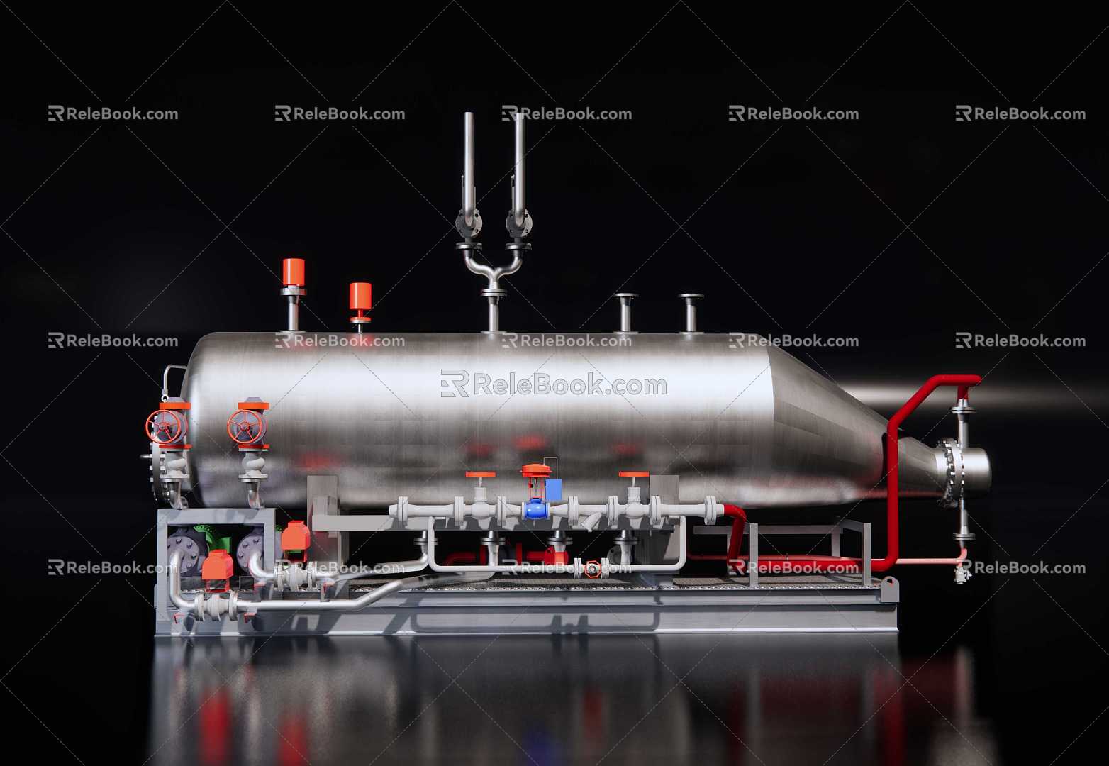 modern steam tank steam generator model