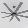 Modern Ceiling Fan With Multiple Blades For Efficient Air Circulation In Home 3d model