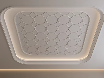 Modern French Ceiling Arc Ceiling 3d model