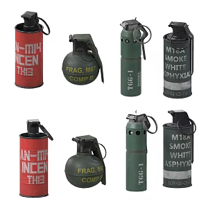 Smoke grenade 3d model