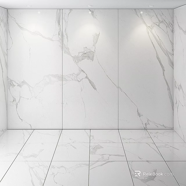 Elegant Modern Marble Wall And Floor Tile Design For Interior Spaces 3d model