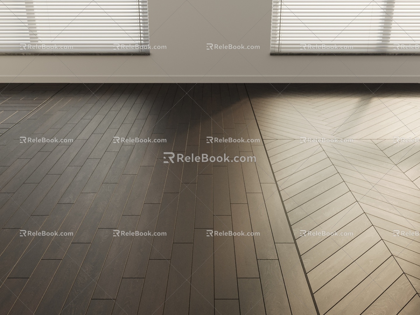 Modern Wood Flooring 3d model