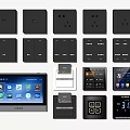 Smart Modern Switch Panels With Multiple Styles And Home Control Functions