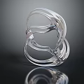 Modern Sculpture Carving Metal Crafts Carving Pieces 3d model