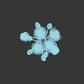 Transparent Glass Cylindrical Vase With Light Colored Blooming Peonies And Green Stems On White Background