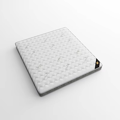 Soft bed mattress cushion 3d model