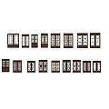 Chinese cut-out window 3d model