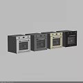 Modern SMEG Kitchen Ovens in Various Colors for Home Kitchen Design