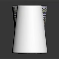 Elegant Cups Featuring Colorful And Silver Intricate Floral Patterns