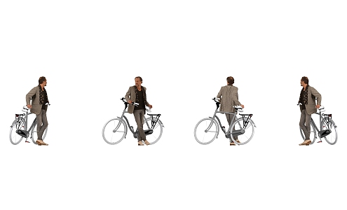 Cycling Man 3d model