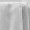 Folded Striped Towel With Gray Brown Black Stripes On White Surface
