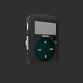 Portable Music Player With Headphone Audio Control And LCD Screen