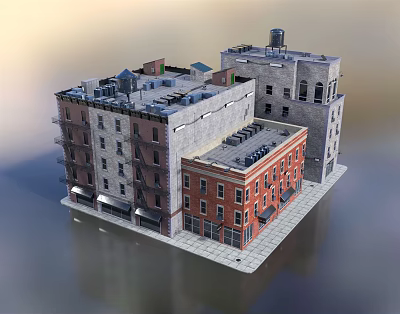 Modern Residential Building Residential Building High-rise Commercial and Residential Building New Community Villa Building Commercial and Residential Building Comprehensive Building Lawn 3d model