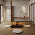 Japanese Tatami Bedroom Tatami 3d model