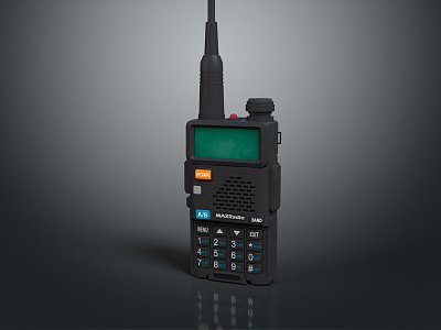 Walkie-talkie military walkie-talkie military radio military wireless telephone 3d model