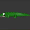 Crocodile Alligator Nile Crocodile carnivore reptile cold-blooded animal reptile 3d model