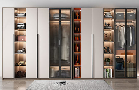 Modern wardrobe 3d model