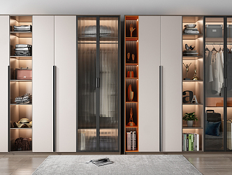 Modern wardrobe 3d model