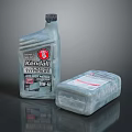Kendall Full Synthetic Motor Oil 5W40 Two Plastic Bottles for Vehicle Maintenance