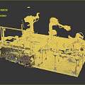 Modern Robot Arm Robot Arm Mechanical Arm Robot Arm Robot Head 3d model