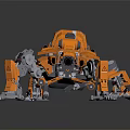Modern Robot Machine Dinosaur Mechanical Dinosaur Mechanical Monster Machine Monster Cartoon Monster Machine Dinosaur Monster 3d model