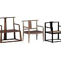 Modern Minimalist Single Chair Designs With Wooden Frames And Stylish Armrest Details