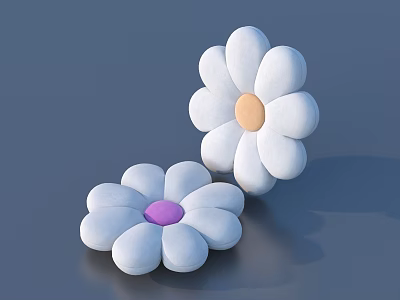 Pillow Flower Pillow 3d model