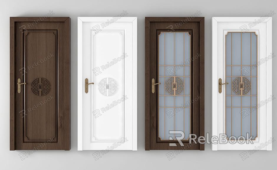 New Chinese Style Swing Door Combination model