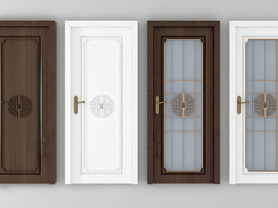 New Chinese Style Swing Door Combination model