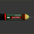 Green Sealant Tube With Red Stripe And Yellow Tip For Sealing Applications