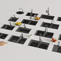 Various Styles Of Modern Kitchen Sinks With Faucets And Kitchen Accessories