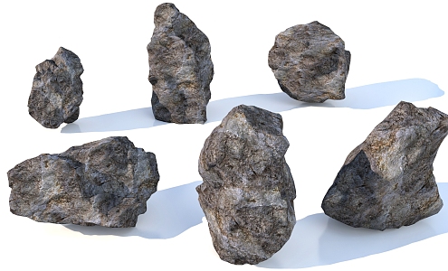 Stone Rock Landscape Stone Combination 3d model