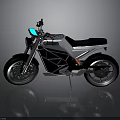 Sleek Modern Silver Motorcycle With Black Seat And Unique Frame Design