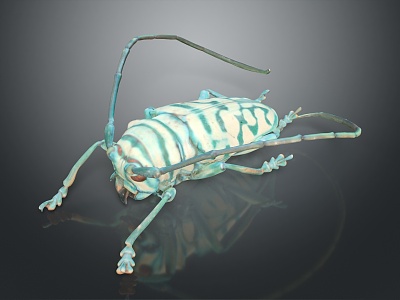 modern beetles alien insects science fiction insects magic insects 3d model