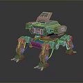 Mech Warrior Mech Soldier Machine Battlearm Mechanical Battlearm Machine Fighter Robot 3d model