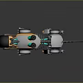 Modern Robot Dog Machine Dog Machine Warrior Robot Cop 3d model