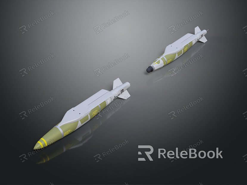 modern missile bomb airborne missile shipborne missile model