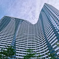 Modern High Rise Hotel Building Exterior Design With Windows And Trees