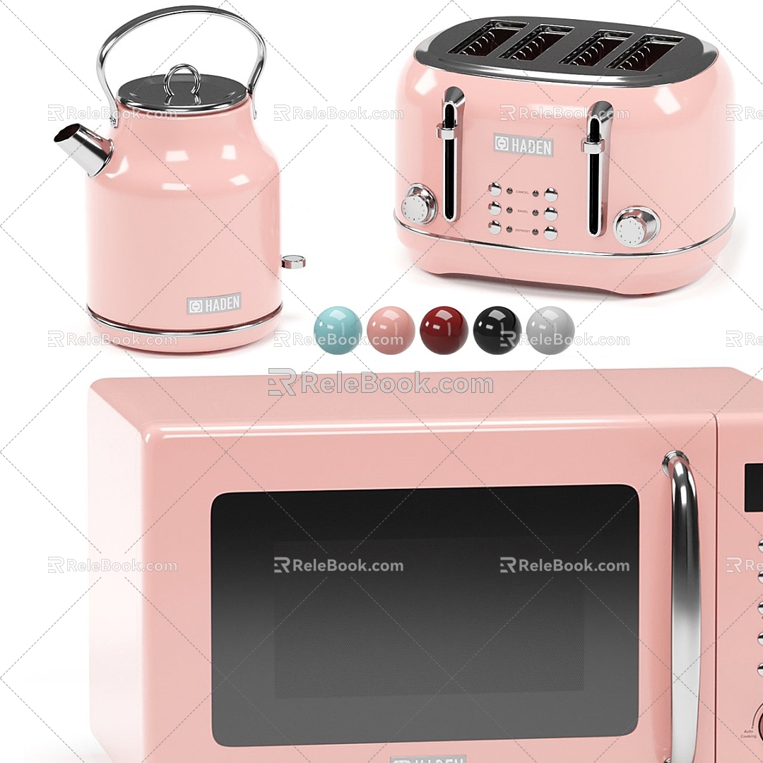 Modern Home Appliances 3d model