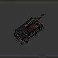 typewriter old typewriter antique typewriter classical typewriter english typewriter game item 3d model