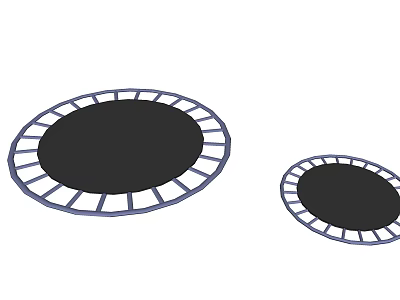 Modern Trampoline Children Trampoline 3d model Modern Trampoline Children Trampoline 3d model