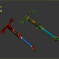 Wrench wrench hardware tool hex wrench repair tool items 3d model