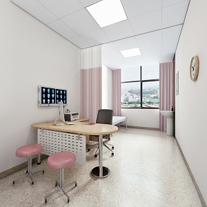 Modern Clinic Hospital Clinic 3d model