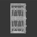 Sturdy Metal Grid Equipment Tray Featuring Reinforced Handles and Industrial Design