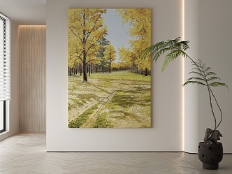 Quiet decorative painting 3d model