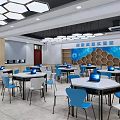 Modern Classroom Computer Classroom Science and Technology Classroom 3d model