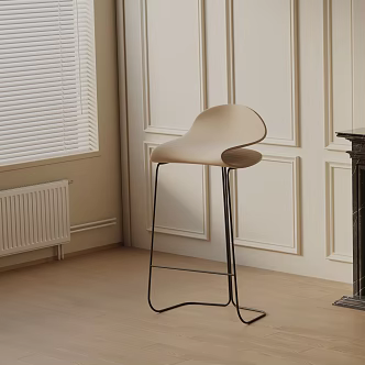 Modern Bar Chair 3d model