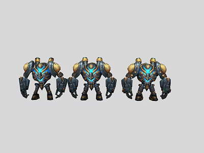 Modern Game Role Game Characters 3d model